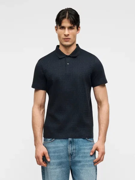 JOOP! Tricou polo Stretch Fit albastru