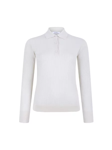 Koszulka polo Max Mara biała