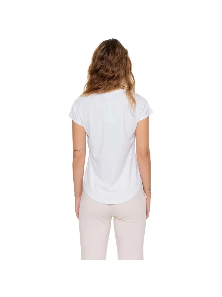 Scurt tricou Leone 1947 cu mâneci scurte alb