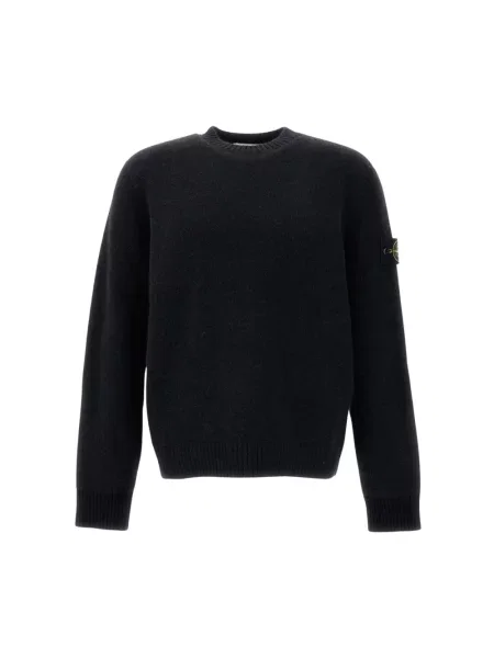 Sweter Stone Island z kamieniami czarny