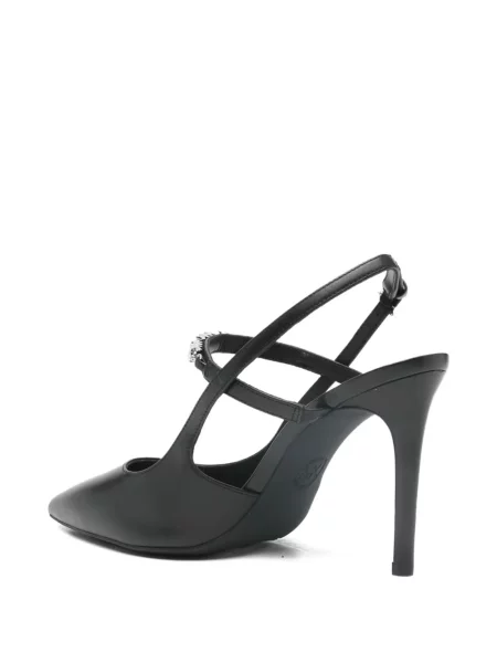 Pantofi cu toc Michael Michael Kors din piele slingback negru