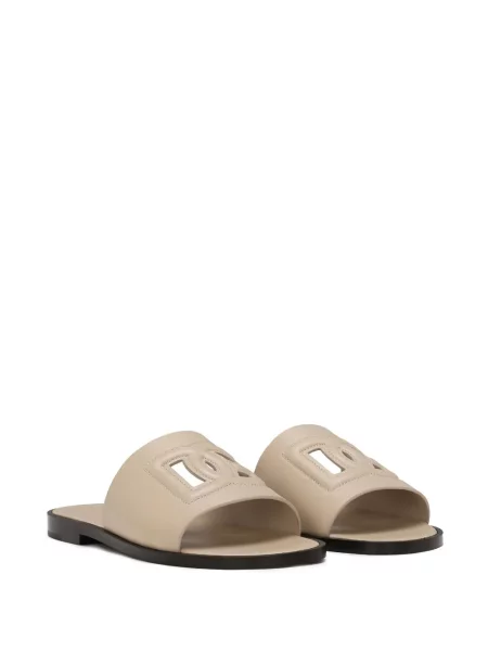 Iš natūralios odos sandalai Dolce & Gabbana