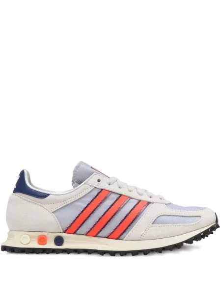 Prugasta nogomet majica Adidas s autogramom bijela