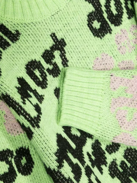 Sweter dziecięcy Msgm zielony