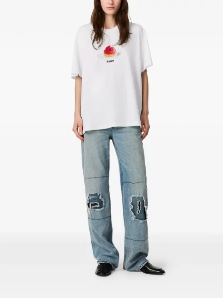Tricou Stella Mccartney cu imagine alb