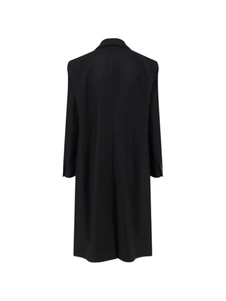 Palton Hevo cu două rânduri de nasturi negru