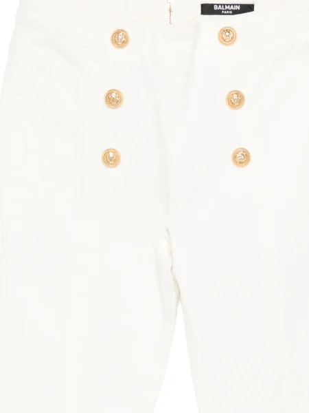 Spodnie dziecięce Balmain białe