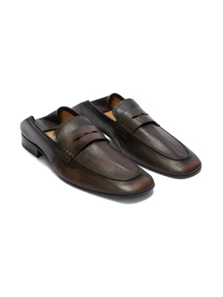 Klapki Dries Van Noten brązowe