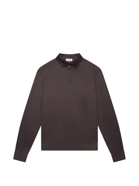 Gulerat lung tricou polo Valenza maro
