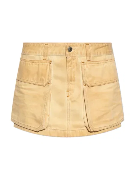 Spódnica mini Diesel beżowa