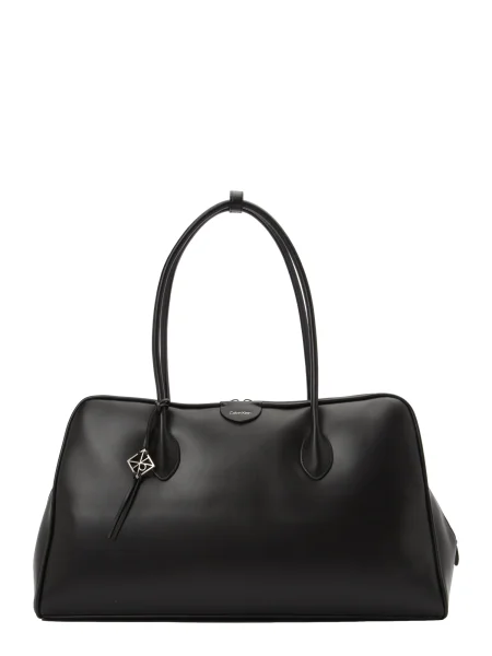 Geantă shopper Calvin Klein din piele negru