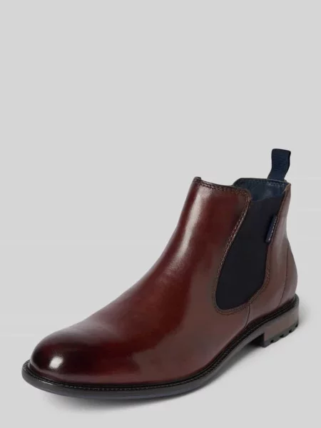 Buty chelsea z naturalnej skóry model Bonifacio' Bugatti