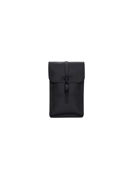 Rains Backpack Black Unisex Plecaki i torby Rains Size: One size czarny