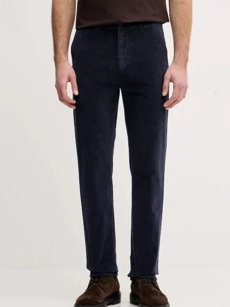 Gant pantaloni de catifea cord bărbați bleumarin drepți