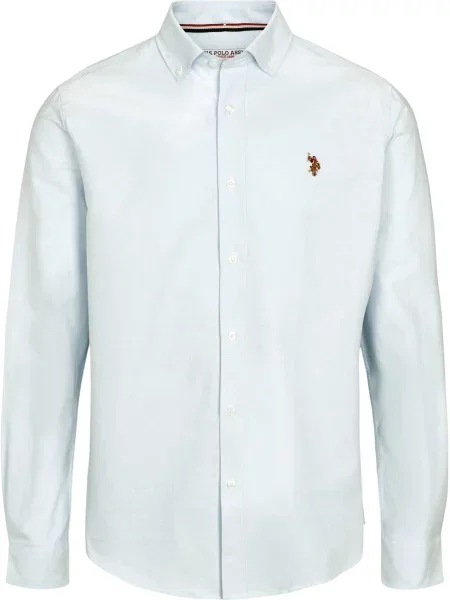 U.S. POLO ASSN. Cămașă UMARMIN pastel albastru