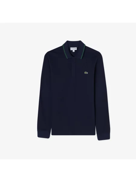 Поло Lacoste синее
