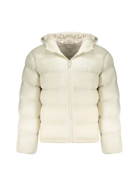 Kurtka Calvin Klein Jeans Monogram Puffer S biała