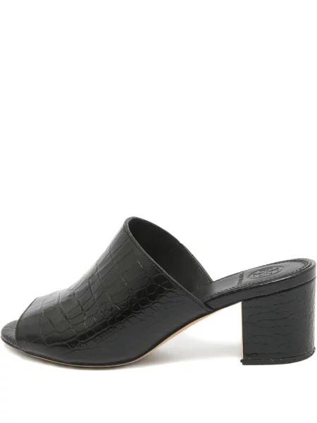 Papuci tip mules Tory Burch din piele negru