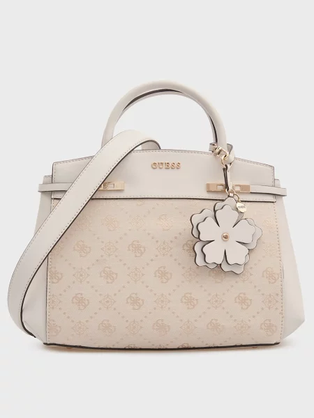 Сумка Guess з автографом біла