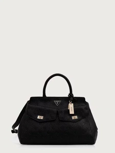 Guess geantă shopper pentru femei cu imitație de piele BLAKE negru