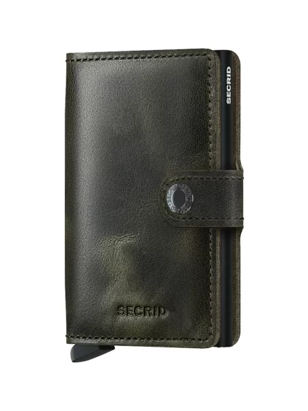 Secrid portfel RFID skórzany czarny