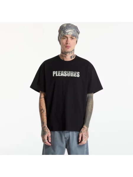Tricou PLEASURES Recluse T-Shirt Black M negru