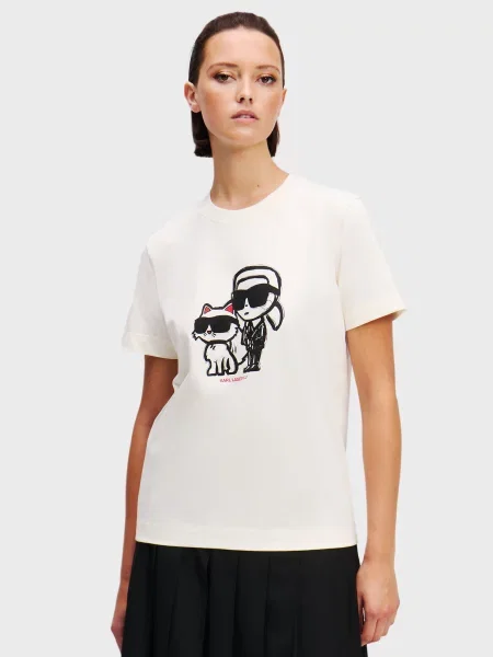 Футболка Karl Lagerfeld біла