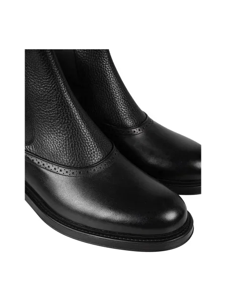 Buty do kostki Bally skórzane czarne