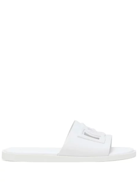 Papuci Dolce & Gabbana alb