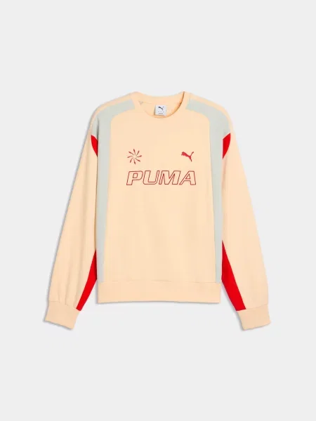 Жіночий Світшот PUMA Future..archive Relaxed комбінований верх жовтий