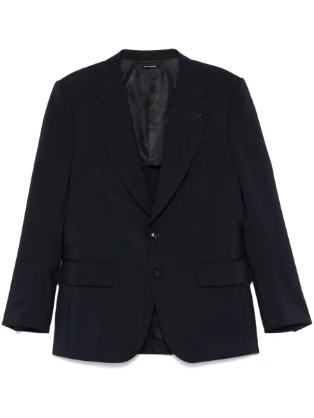 Sacou Tom Ford de lână albastru