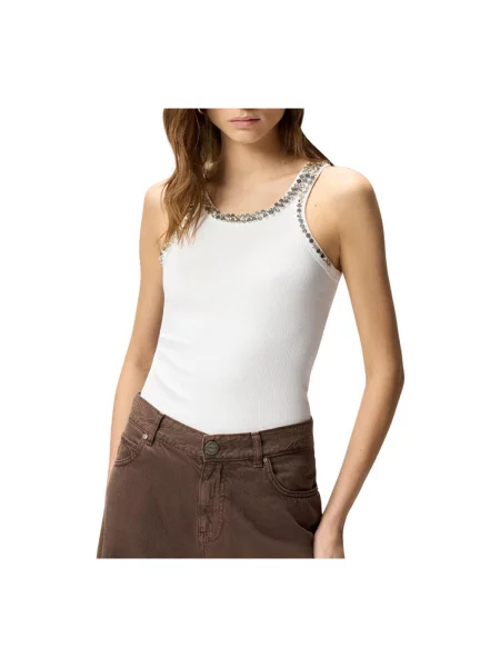 Top Pinko alb