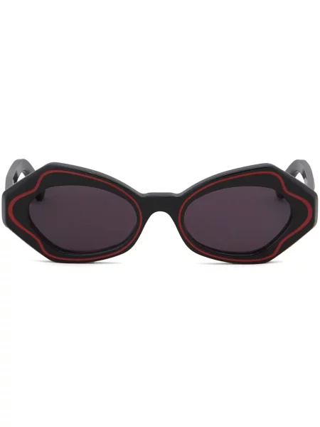 Ochelari de soare Marni cu imprimeu geometric negru