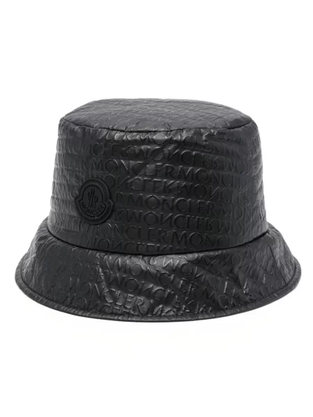 Pălărie Moncler cu imagine negru