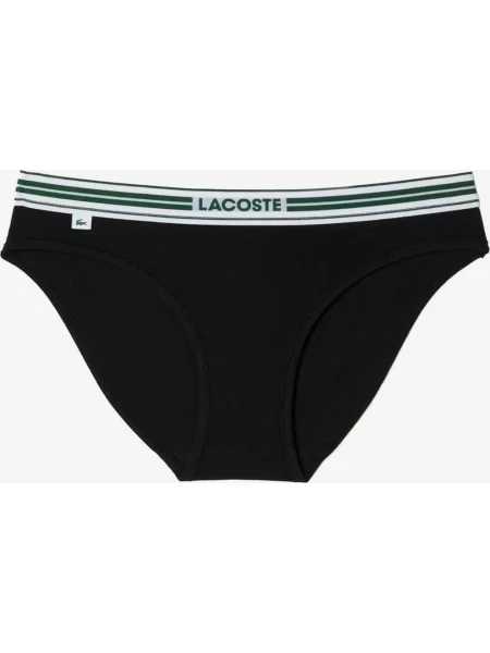 Figi Lacoste Heritage Logo XS czarne