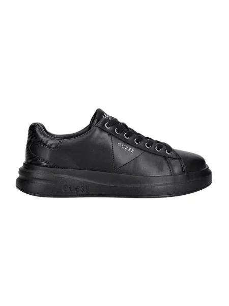 Sneakersy Guess skórzane czarne