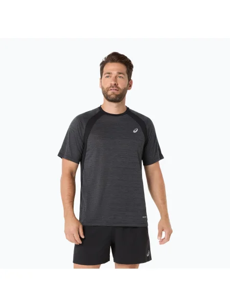 Tricou de alergare pentru bărbați ASICS Road performance black negru