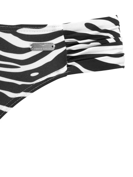 VENICE BEACH Slip costum de baie negru alb