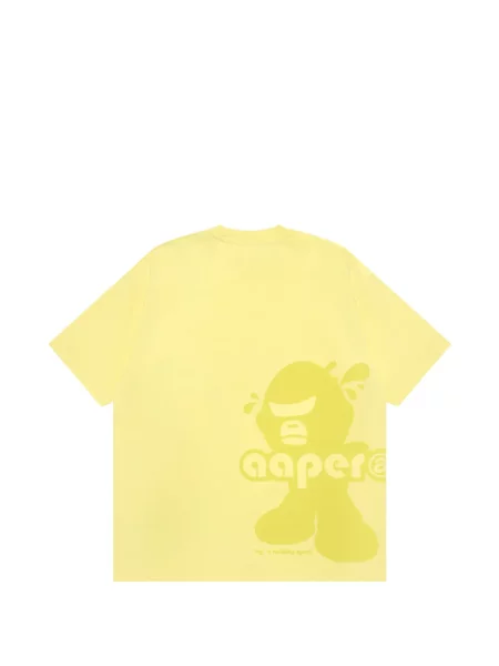 Tricou Aape By A Bathing Ape cu imagine galben