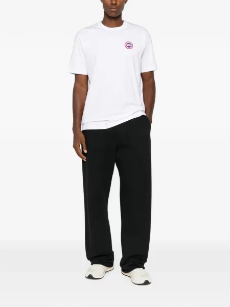 Tricou Canada Goose cu autograf alb