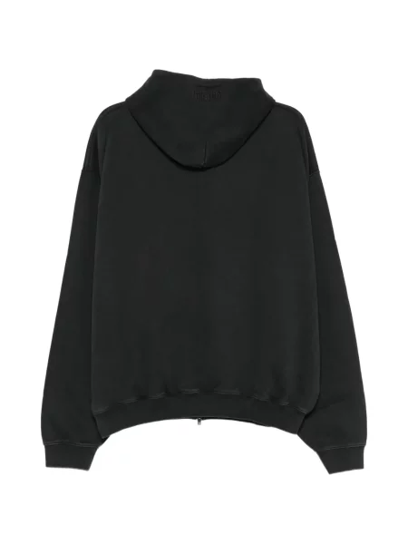 Суичър с качулка Vetements с принт черно