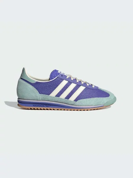 Замшевые кроссовки Adidas синие