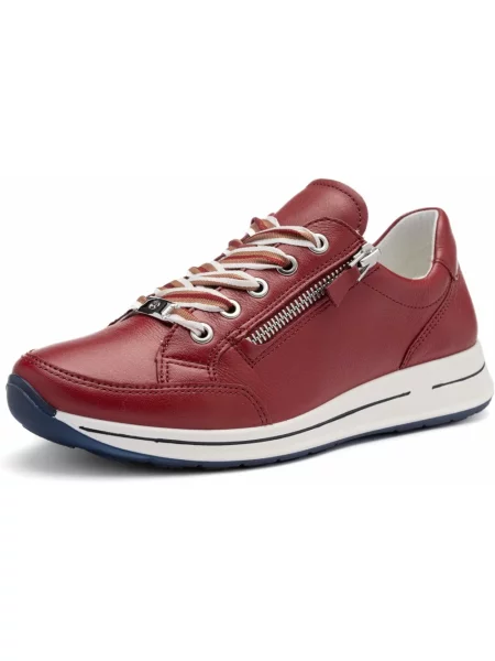 Sneakersy Hassia skórzane czerwone