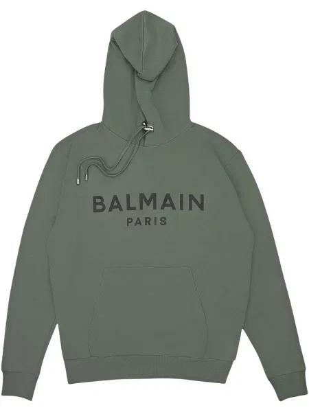 Majica s kapuljačom Balmain zelena