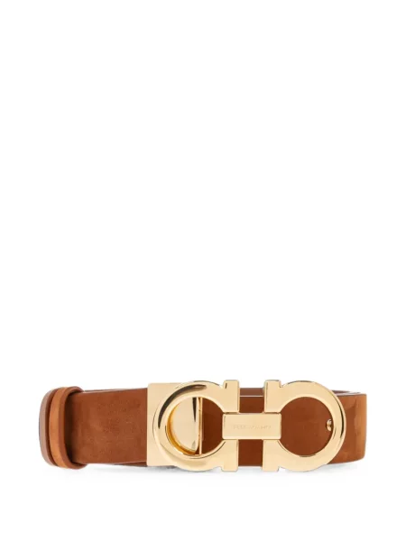 Cu centură curea Ferragamo maro
