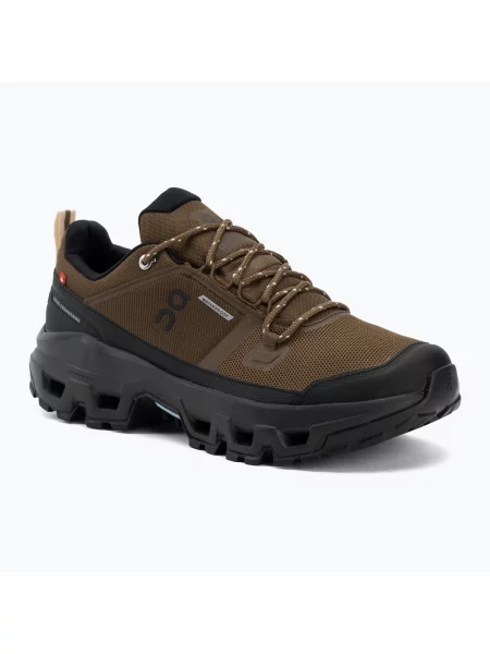 Încălțăminte pentru femei On Cloudrock Low Waterproof earth/black negru