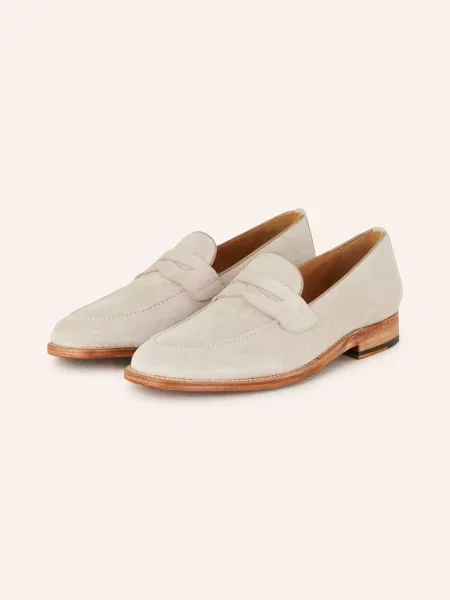 Cordwainer Penny Loafers beige beżowe