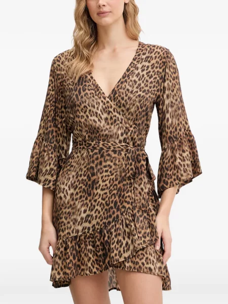 Rochie mini Melissa Odabash cu imagine maro
