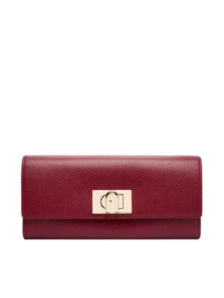 FURLA Piniginė vyšninė raudona