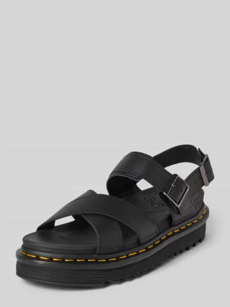 Sandały ze skóry model Voss II' Dr. Martens czarne